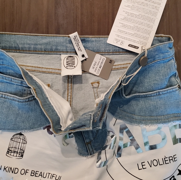 NWT - Le Volière Jeans Classy Skirt - Picture 7 of 10